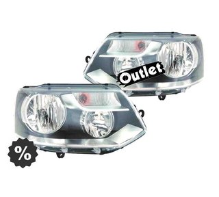 CX FAROS PARA VOLKSWAGEN VW TRANSPORTER T5 10- NEGRO R017340
