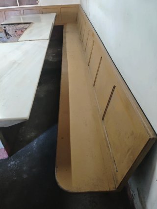 Banco de cocina de madera