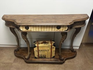 Mueble de entrada restaurado