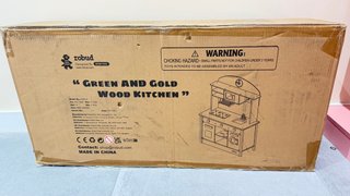 Cocina de Madera Robud Green and Gold