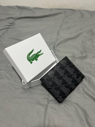 Cartera Lacoste Negra