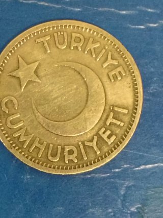Moneda de 25 Kuruş de Turquía 1944