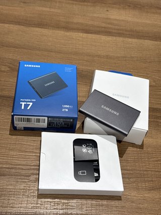Disco Duro externo SSD Samsung T7 2TB de 1.050mb/s