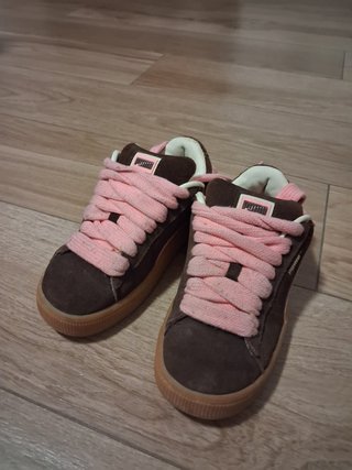 Scarpe PUMA marroni e rosa n. 37