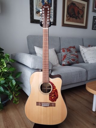 Guitarra Acústica Fender CD-140SCE 12 NAT
