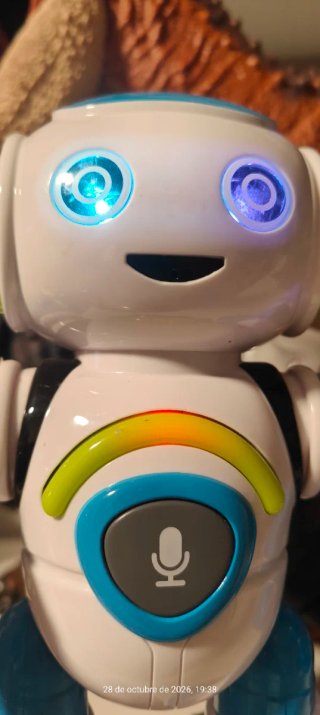 Robot interactivo con luces
