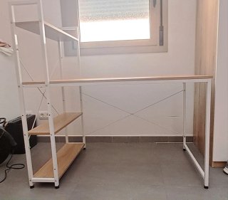 Escritorio con Estantería Lateral