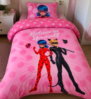 Funda Nórdica Ladybug y Cat Noir 135X200 individua