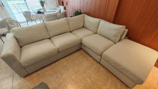Sofá en L Ikea Beige VIMLE Chaise longue