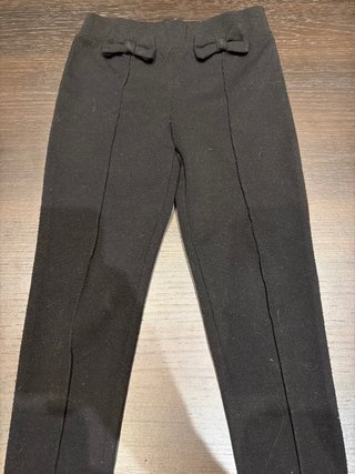 Pantalón Negro con Lazos