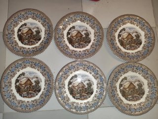6 Platos de Postre La Cartuja Viejo Molino
