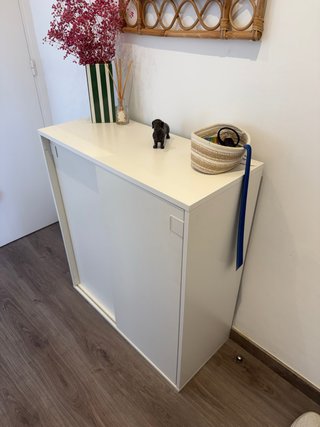 Zapatero Blanco Minimalista
