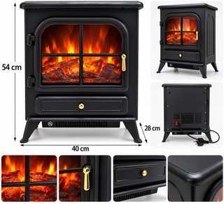 Estufa Eléctrica Estilo Chimenea
