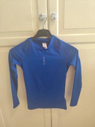 Camiseta Deportiva Kipsta Azul 10-11 Años