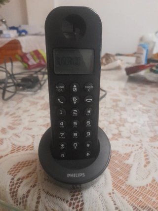 Teléfono Inalámbrico Philips Negro