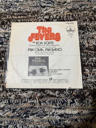 Disco Vinil The Fevers - Boa Sorte