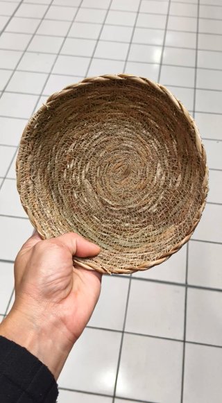 Bol de mimbre 16x5.5cm