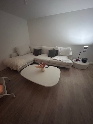Sofá Modular con Chaise Longue Beige