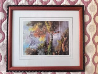 Cuadro Paisaje con Marco de Madera