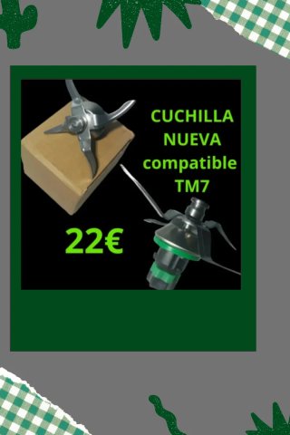 CUCHILLA NUEVA TM7 THERMOMIX COMPATIBLE