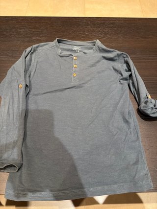 Camiseta de Manga Larga Gris