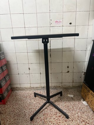 Mesa Alta Metálica Negra