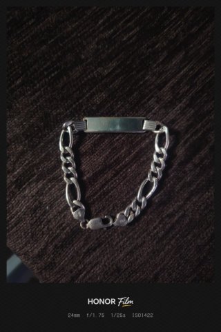 Pulsera de Plata con Placa