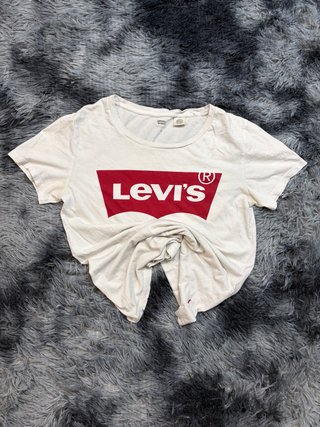 Camiseta Vintage Levi's Blanca Talla XS
