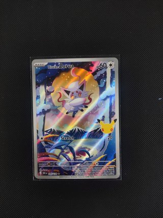 Carta Pokémon Zorua 30 Aniversario