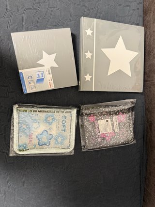 Lote de 4 Álbumes de Fotos con Estrellas