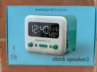 Despertador Energy Sistem Clock Speaker 2