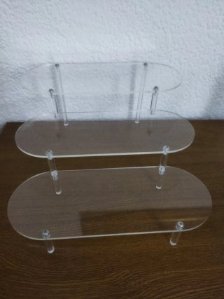 Estante expositor de acrílico