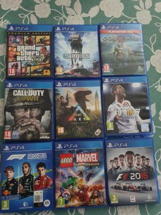 Lote de 9 Juegos para PS4