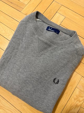 Sudadera Fred Perry Gris Talla M