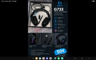 Headset Logitech G733 Wireless
