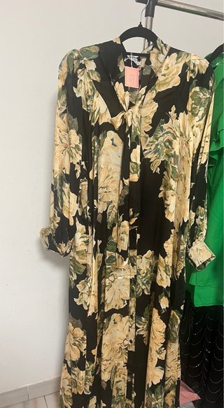Vestido Largo Estampado Floral