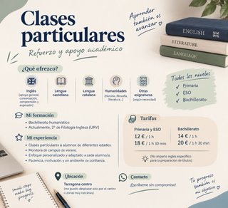 CLASES PARTICULARES EN TARRAGONA CENTRO