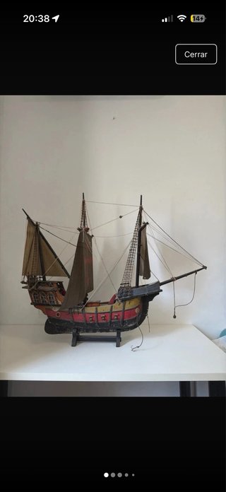 Maqueta de Barco de Madera