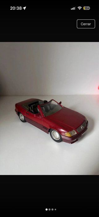 Maqueta Coche Mercedes Descapotable