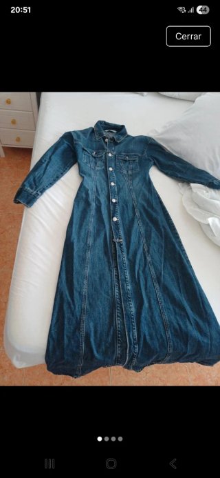 Vestido vaquero largo