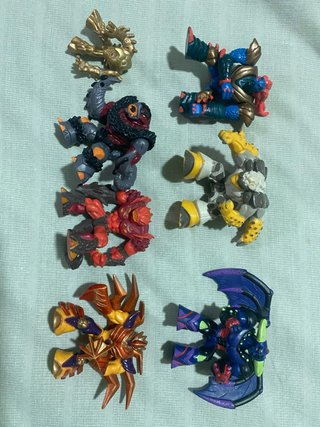 Lote de 6 Figuras Gormiti