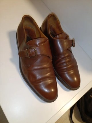 Zapatos de Hebilla Marrones