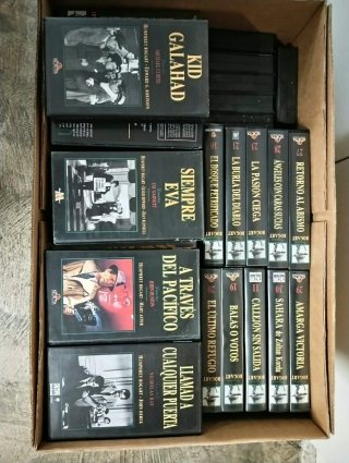 Colección Películas VHS Humphrey Bogart
