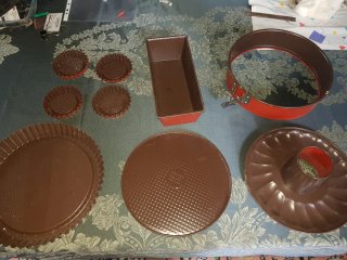 Conjunto de 8 Formas para Bolos