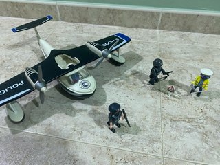 Avión de Policía Playmobil