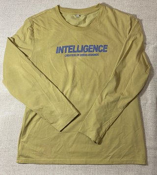 Camiseta manga larga marrón Talla XXL