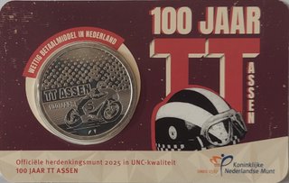 🇳🇱 Países Baixos 5 € 100 Anos Circuito TT Assen