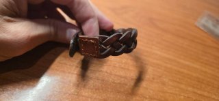 Pulsera de Cuero Trenzado Lucleón