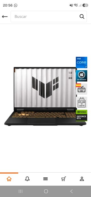 PORTÁTIL ASUS TUF GAMING F16 MODELO2026. SIN ABRIR