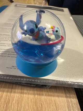 Bola de Nieve de Stitch está en su bola sin montar